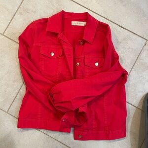 Tori Burch lightweight pink jacket. Size M.